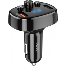 Φορτιστής Αυτοκινήτου XO Bluetooth MP3 Car Charger 18W & Transmiter FM Black