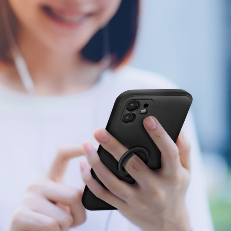Θήκη Roar Amber Ring Finger Grip Xiaomi Note 11 5G/Note 11T 5G/Poco M4 Pro 5G Black