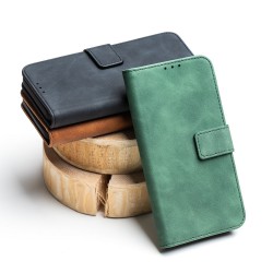 Θήκη Book Leather Wallet Google Pixel 9 / 9 Pro Card Holder Green