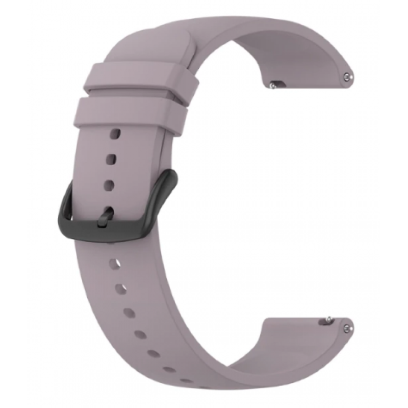 Ανταλλακτικό λουράκι QuickFit Sport Strap Black Buckle Purple για Samsung Galaxy Watch5 (40mm & 42mm)/Watch4 (40mm & 44mm)/ Watch4 Classic (42mm & 46mm)/ Watch3(41mm)/Active 2(40/44mm)/Amazfit GTS 3 (43mm)/GTR(42mm) (20mm)
