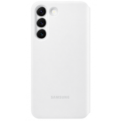 Θήκη Samsung Clear View Cover EF-ZS906CWEGEE Galaxy S22+ 5G S906 White (Original)