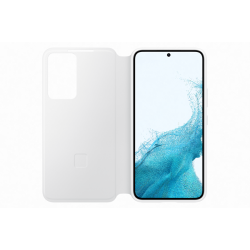 Θήκη Samsung Clear View Cover EF-ZS906CWEGEE Galaxy S22+ 5G S906 White (Original)