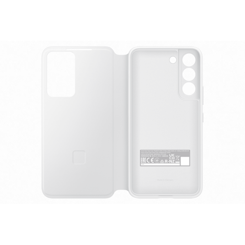 Θήκη Samsung Clear View Cover EF-ZS906CWEGEE Galaxy S22+ 5G S906 White (Original)