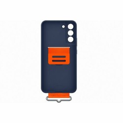 Θήκη Samsung Silicone Cover Strap EF-GS901TNEGWW Galaxy S22 5G S901 Navy (Original)