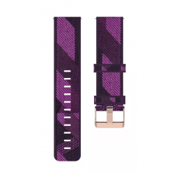 Ανταλλακτικό λουράκι Sailcloth Purple για Samsung Galaxy Watch5 (40mm & 42mm)/Watch4 (40mm & 44mm)/ Watch4 Classic (42mm & 46mm)/ Watch3(41mm)/Active 2(40/44mm)/Amazfit GTS 3 (43mm)/GTR(42mm) (20mm)