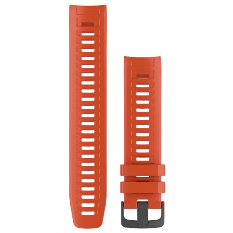 Ανταλλακτικό λουράκι QuickFit Garmin Instinct (45mm) Silicone Light Texture Orange