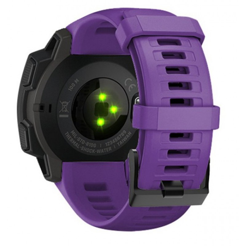 Ανταλλακτικό λουράκι QuickFit Garmin Instinct (45mm) Silicone Light Texture Purple Ανταλλακτικό λουράκι QuickFit Garmin Instinct (45mm) Silicone Light Texture Purple