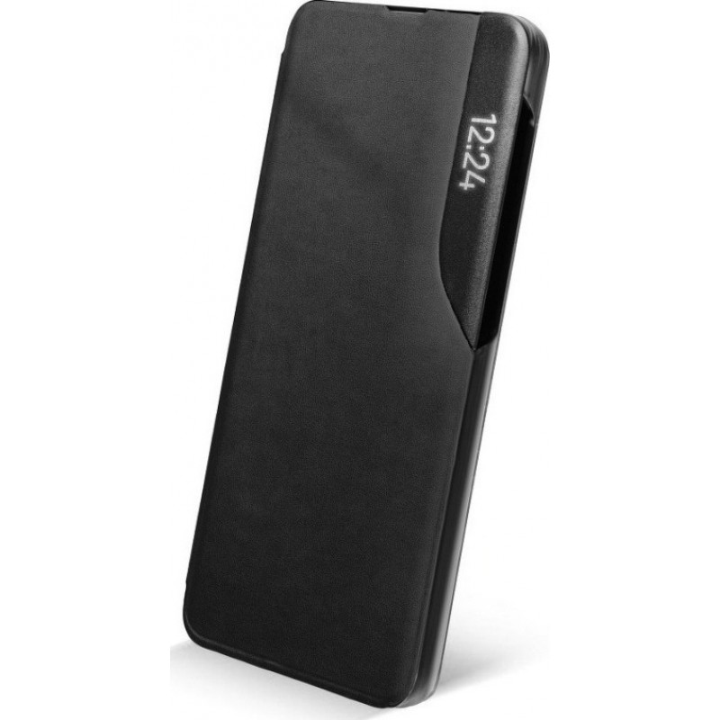 Θήκη Smart View Flip Xiaomi Note 11 5G/Note 11T 5G/Poco M4 Pro 5G Leather Black