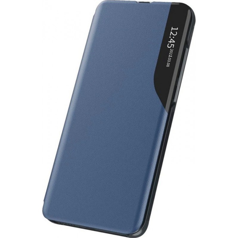 Θήκη Smart View Flip Xiaomi Note 11 5G/Note 11T 5G/Poco M4 Pro 5G Leather Blue