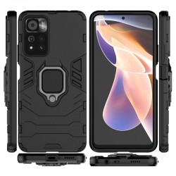 Θήκη Ring Armor Magnetic Stand Xiaomi Note 11 5G/Note 11T 5G/Poco M4 Pro 5G Shockproof Black