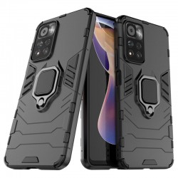 Θήκη Ring Armor Magnetic Stand Xiaomi Note 11 5G/Note 11T 5G/Poco M4 Pro 5G Shockproof Black