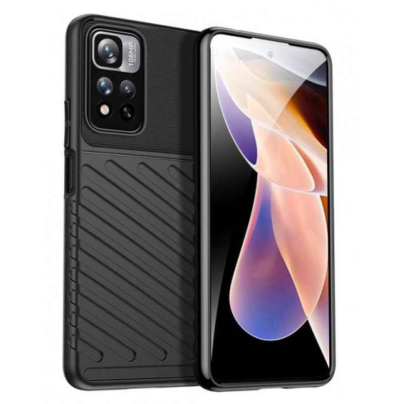 Θήκη TPU Nemo Armored Thunder Xiaomi Note 11 5G/Note 11T 5G/Poco M4 Pro 5G Black