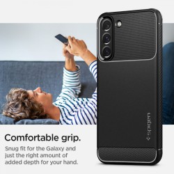 Θήκη Spigen Rugged Armor Samsung Galaxy S22 5G S901 Matte Black (ACS03986)