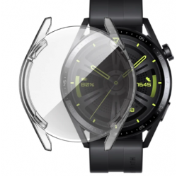 Θήκη Electroplated TPU Full Screen Cover Huawei Watch GT 3 (46mm) Transparent