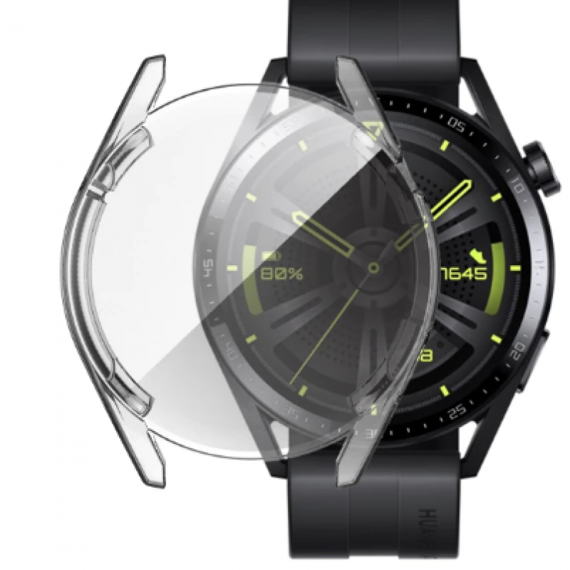 Θήκη Electroplated TPU Full Screen Cover Huawei Watch GT 3 (46mm) Transparent