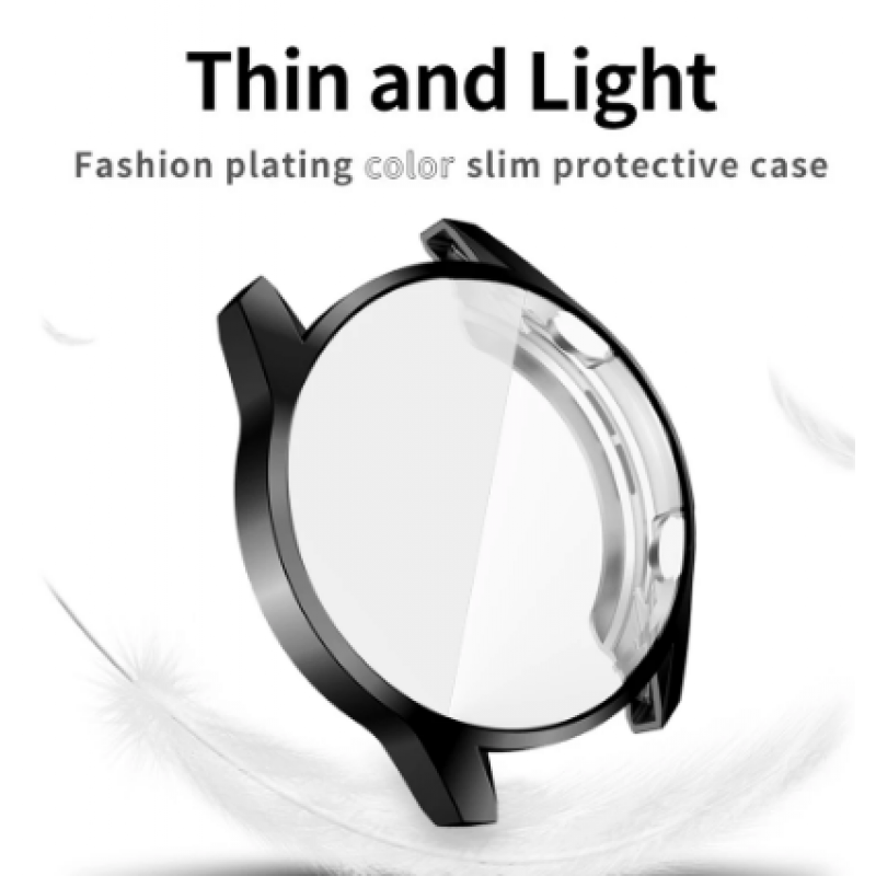 Θήκη Electroplated TPU Full Screen Cover Huawei Watch GT 3 (46mm) Grey
