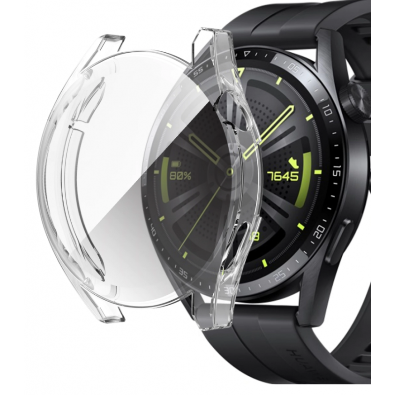 Θήκη Electroplated TPU Full Screen Cover Huawei Watch GT 3 (46mm) Transparent