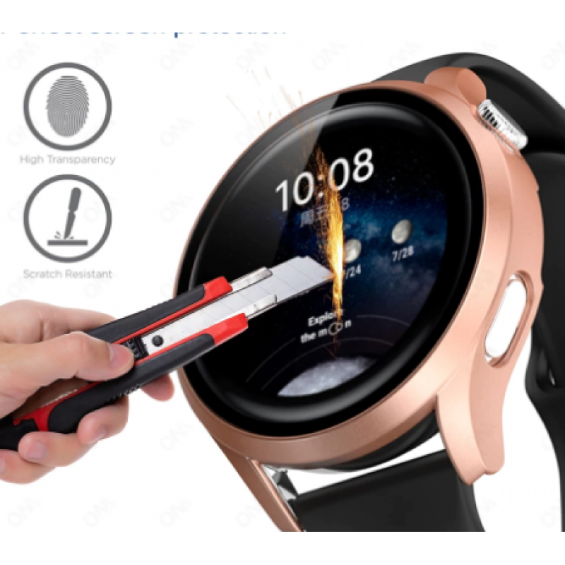 Θήκη PC Full Glass Screen Protector Huawei Watch 3 (46mm) Black
