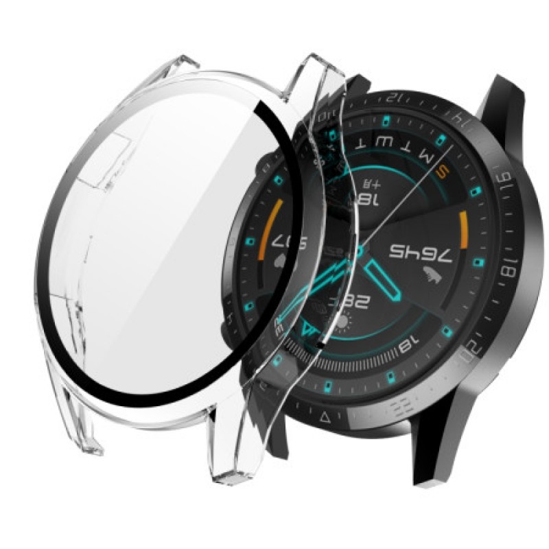 Θήκη PC Full Glass Screen Protector Huawei Watch GT 2 Pro Transparent
