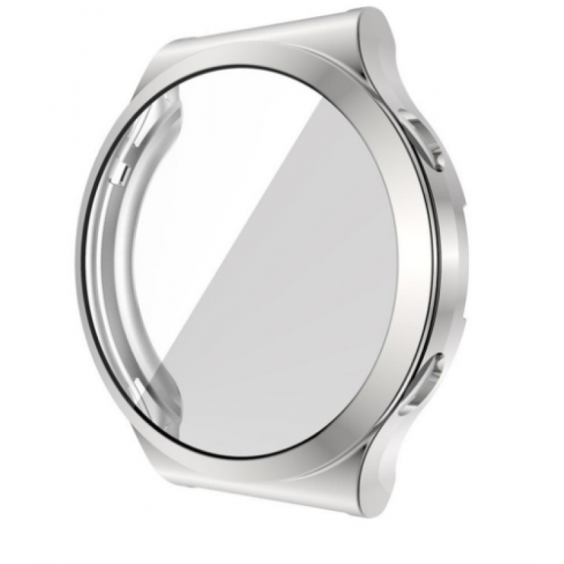 Θήκη PC Full Glass Screen Protector Huawei Watch GT 2 Pro Silver