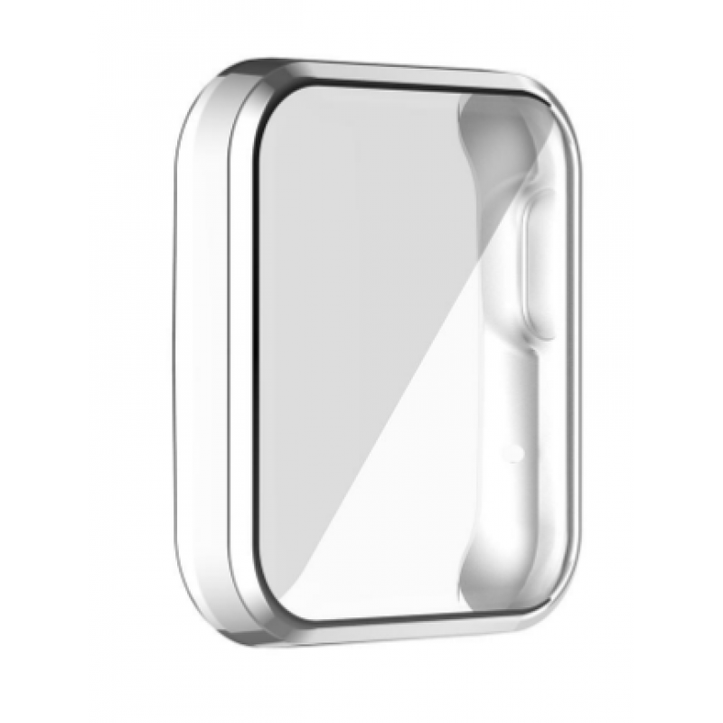 Θήκη Electroplated TPU Full Screen Cover Xiaomi Mi Watch Lite Silver
