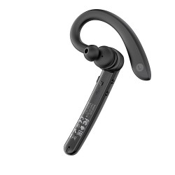 Ακουστικό Bluetooth Hoco S19 Heartful In-ear Handsfree Metal Grey