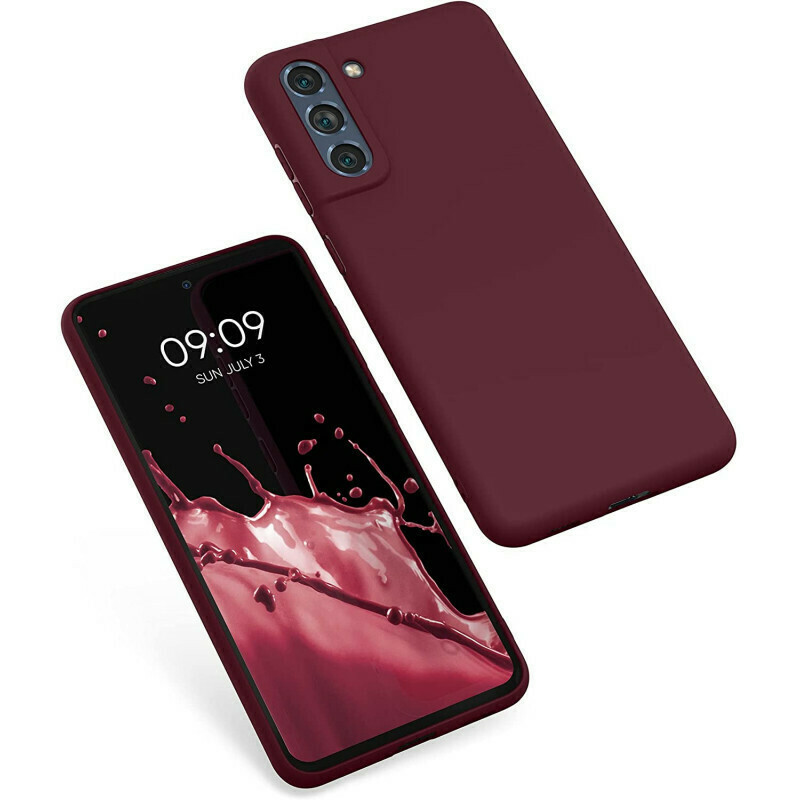 Θήκη Liquid Silicone Samsung Galaxy S21 FE G990B Burgundy