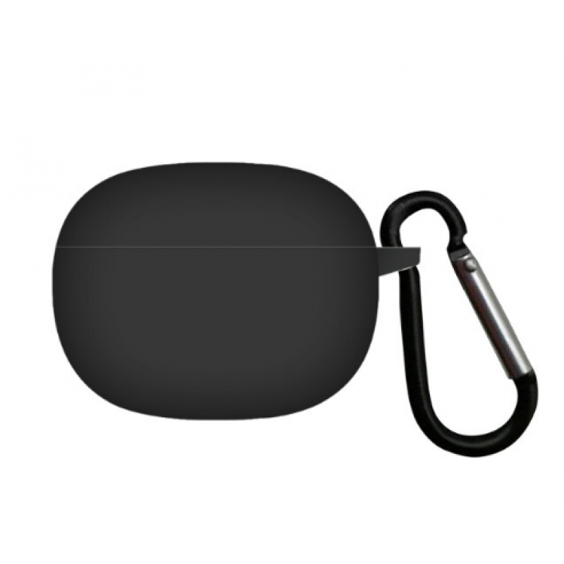 Θήκη Xiaomi Redmi Buds 3 Lite Silicone Skin with Carabiner Black
