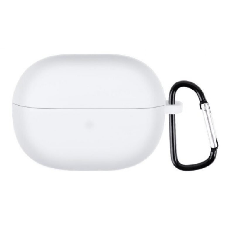 Θήκη Xiaomi Redmi Buds 3T Pro Silicone Skin with Carabiner White