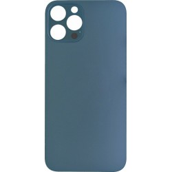Καπάκι Μπαταρίας με Αυτοκόλλητη Ταινία Apple iPhone 12 Pro Max Back Cover Glass Pacific Blue (OEM)