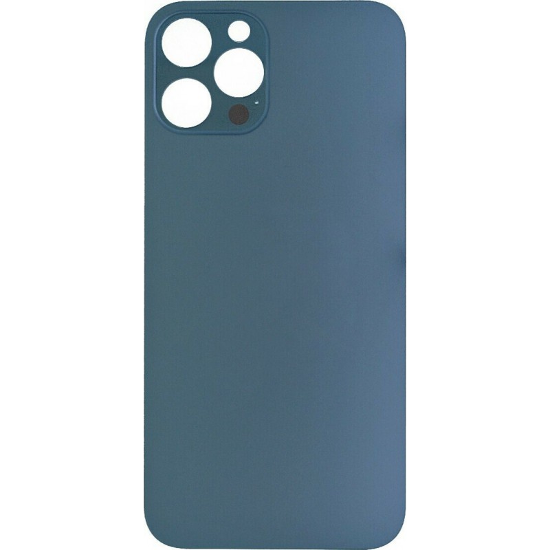 Καπάκι Μπαταρίας με Αυτοκόλλητη Ταινία Apple iPhone 12 Pro Max Back Cover Glass Pacific Blue (OEM)