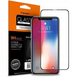 Γυαλί Προστασίας Spigen Glass FC Apple iPhone 11 (6.1") Full Screen Cover Black  (064GL25233)