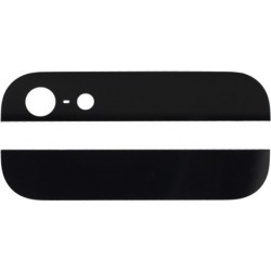 Apple Iphone 5 Πίσω Γυάλινo Κάλλυμα Black 