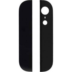 Apple Iphone 5 Πίσω Γυάλινo Κάλλυμα Black 
