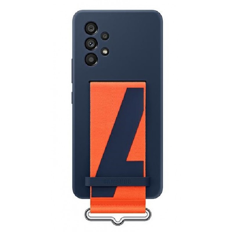 Θήκη Samsung Silicone Cover Strap EF-GA536TNEGWW Galaxy A53 5G SM-A536 Navy Blue