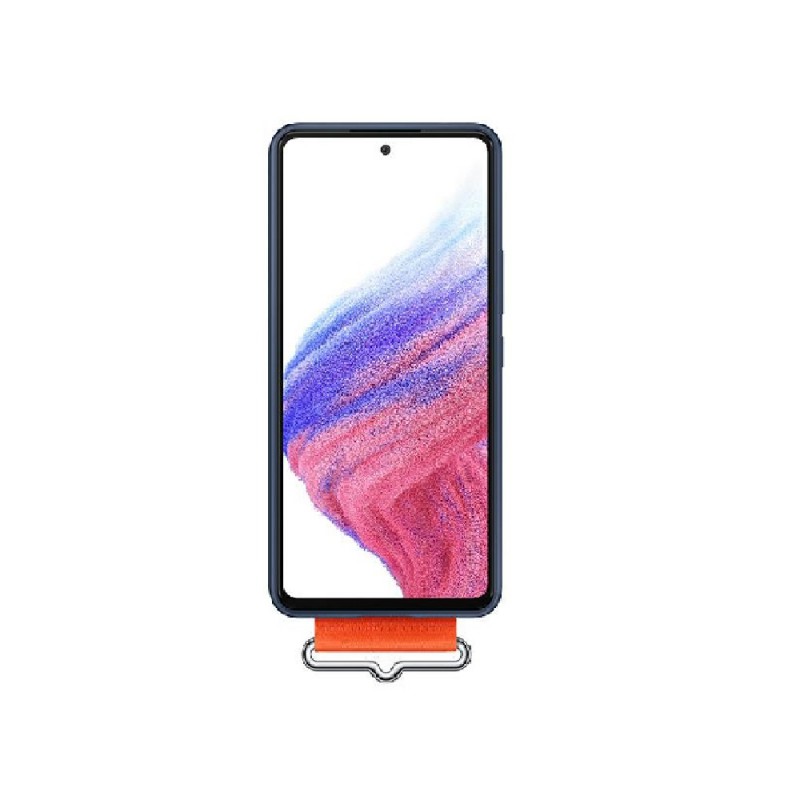 Θήκη Samsung Silicone Cover Strap EF-GA536TNEGWW Galaxy A53 5G SM-A536 Navy Blue