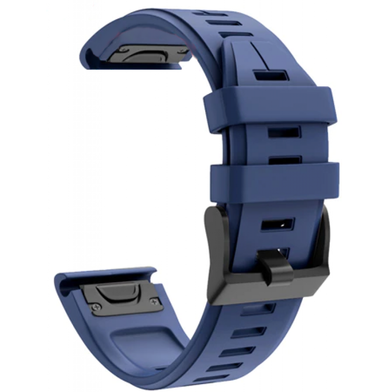 Ανταλλακτικό λουράκι QuickFit Garmin Fenix 5/5 Plus/6/6 Pro/7/Forerunner 945/935 Sportband Grid Dark Blue (22mm)