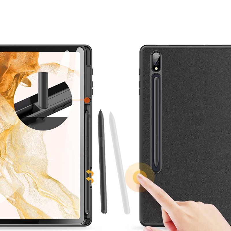 Θήκη DuxDucis Domo Samsung Galaxy Tab S8 Ultra / S9 Ultra / S10 Ultra 14.6" X900/X906 Black