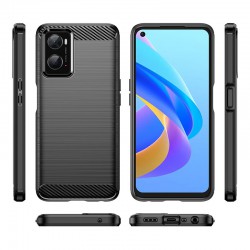 Θήκη Tech-Protect TPU Carbon Fiber Brushed Realme 9i Black