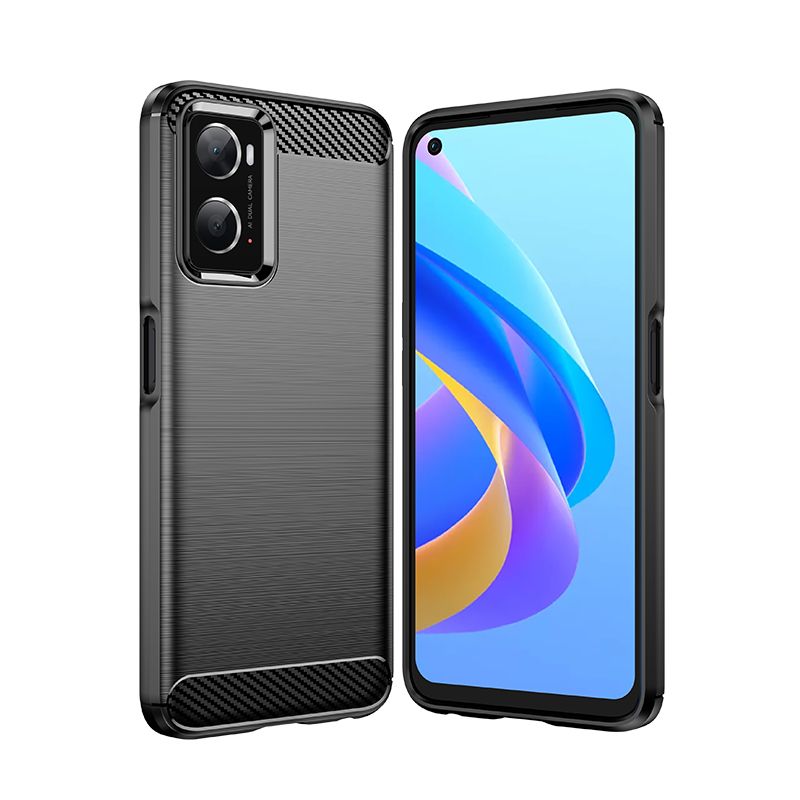 Θήκη Tech-Protect TPU Carbon Fiber Brushed Realme 9i Black