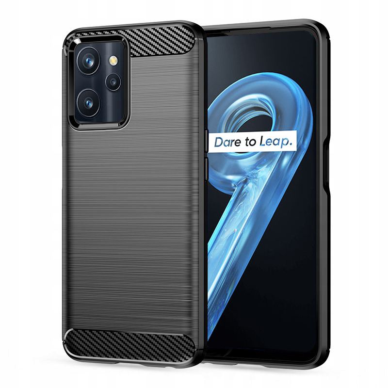 Θήκη Tech-Protect TPU Carbon Fiber Brushed Realme 9i Black