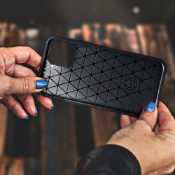 Θήκη Forcell TPU Carbon Fiber Brushed Xiaomi 12/12X 5G Black