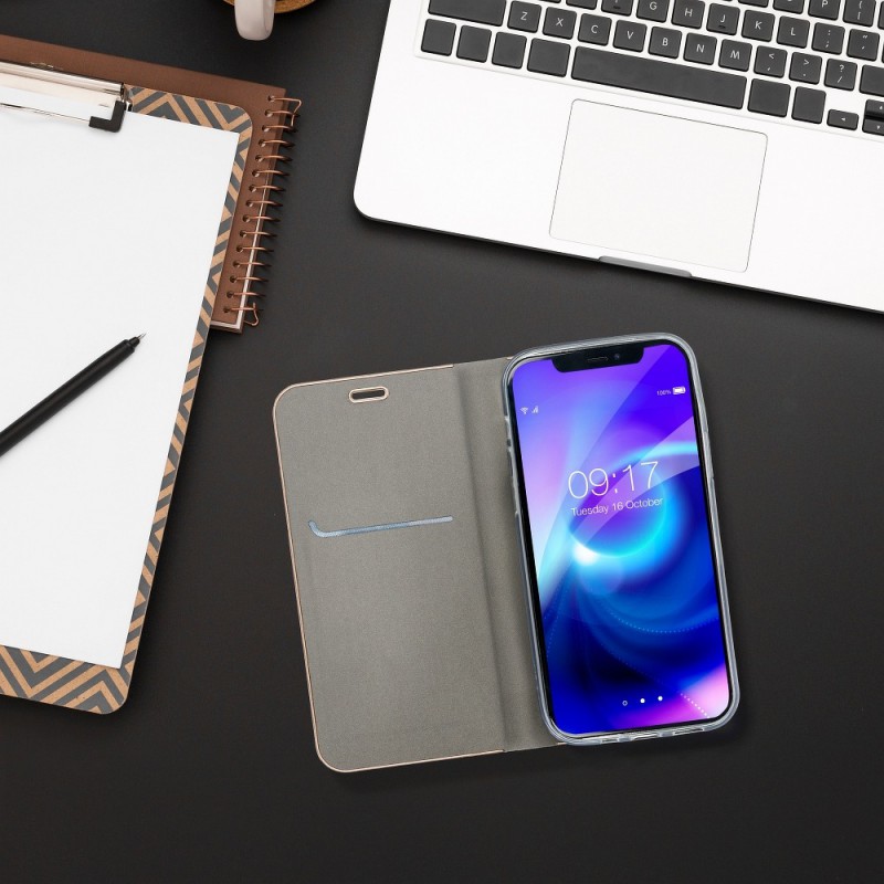 Θήκη Book Forcell Luna Samsung Galaxy A16 5G SM-A166 Silver
