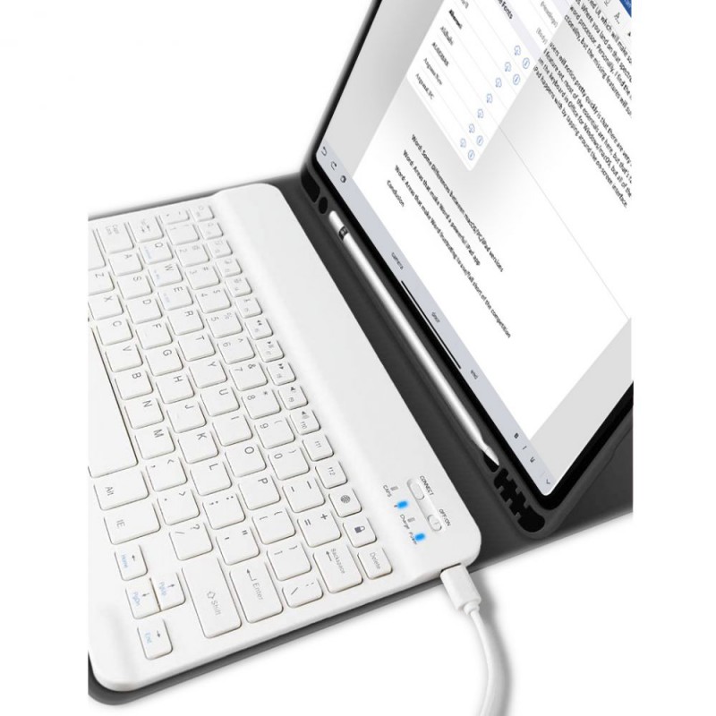 Θήκη Πληκτρολογίου/ Υποδοχή Γραφίδας & Keyboard Apple iPad 10.9" (2022) Black