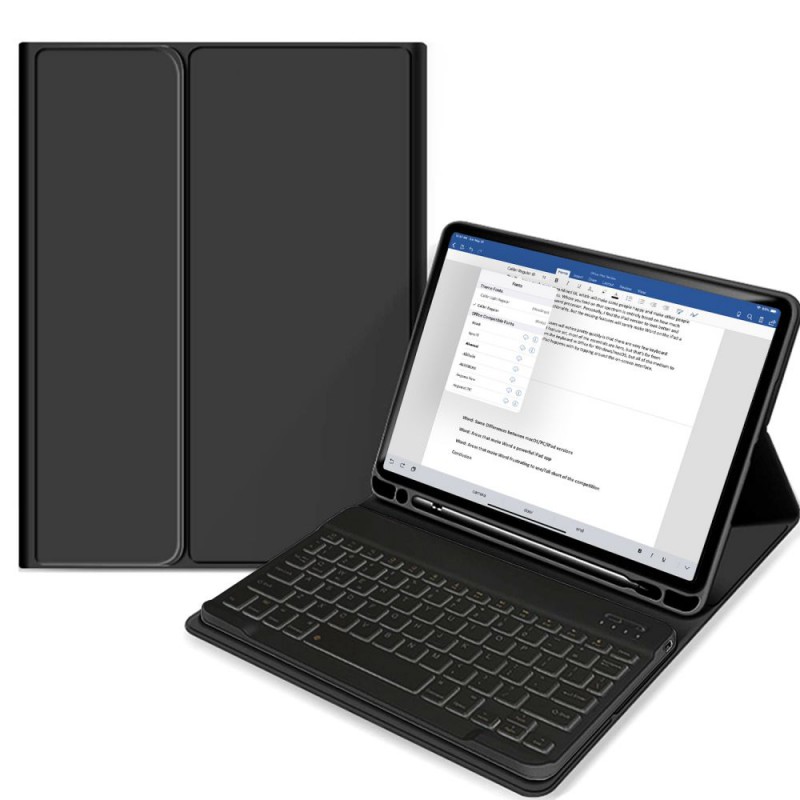Θήκη Πληκτρολογίου/ Υποδοχή Γραφίδας & Keyboard Apple iPad 10.9" (2022) Black