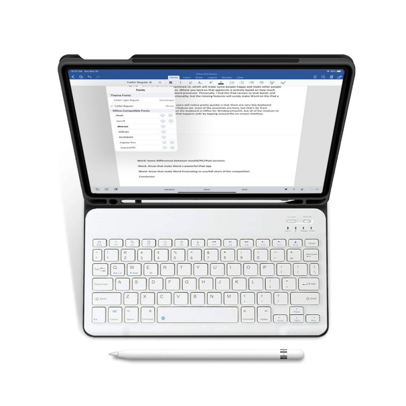 Θήκη Πληκτρολογίου/ Υποδοχή Γραφίδας & Keyboard Apple iPad 10.9" (2022) Black