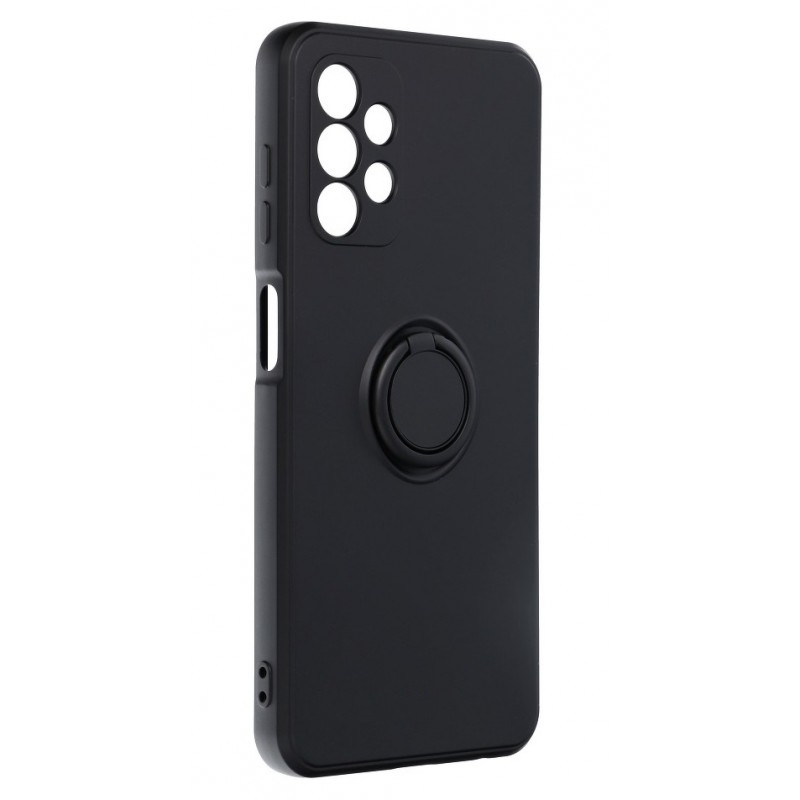 Θήκη Vennus Real Smooth Silicone Ring Finger Grip Samsung Galaxy A33 5G SM-A336B Black