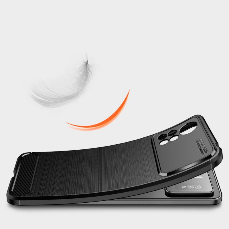 Θήκη Tech-Protect TPU Carbon Fiber Brushed Realme 9 Pro+/9 4G Black