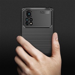 Θήκη Tech-Protect TPU Carbon Fiber Brushed Realme 9 Pro+/9 4G Black