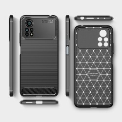 Θήκη Tech-Protect TPU Carbon Fiber Brushed Realme 9 Pro+/9 4G Black